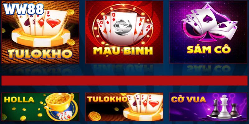 Giới thiệu sảnh game bài WW88 