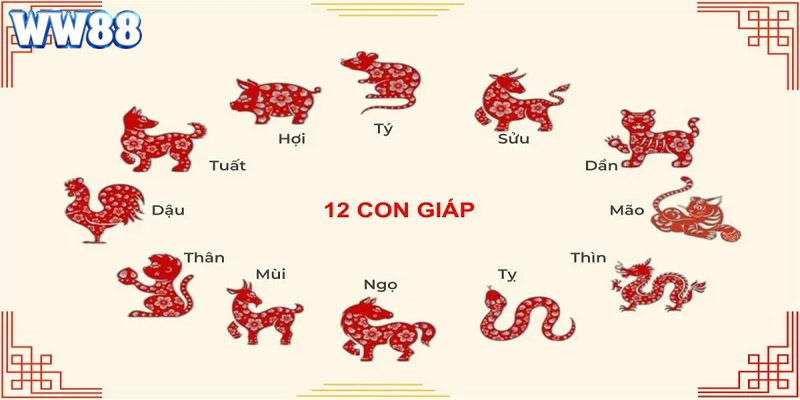   Từng con giáp được gắn liền với các số tượng trưng
